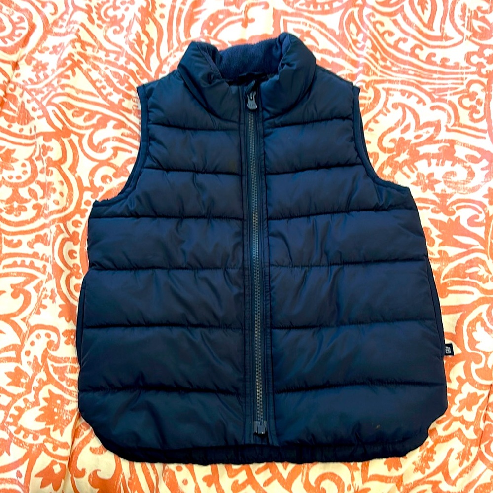 Gap, toddler boy, navy blue, size 4, vest